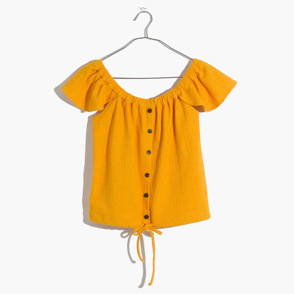 Texture & Thread Off-the-Shoulder Top